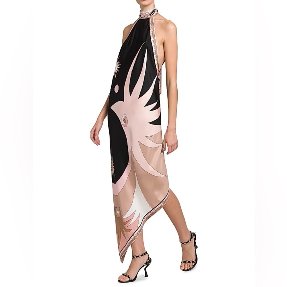 ⭐️NWT PUCCI silk halter dress - Picture 9 of 11